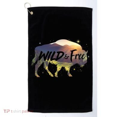 Wild And Free Golf Towel