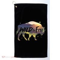 Wild And Free Golf Towel thumb 0