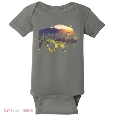Wild And Free Baby Bodysuit