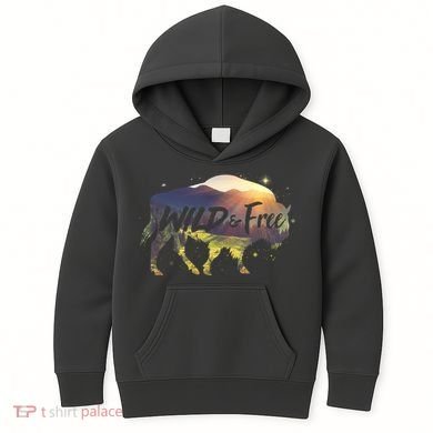 Wild And Free Kids Hoodie
