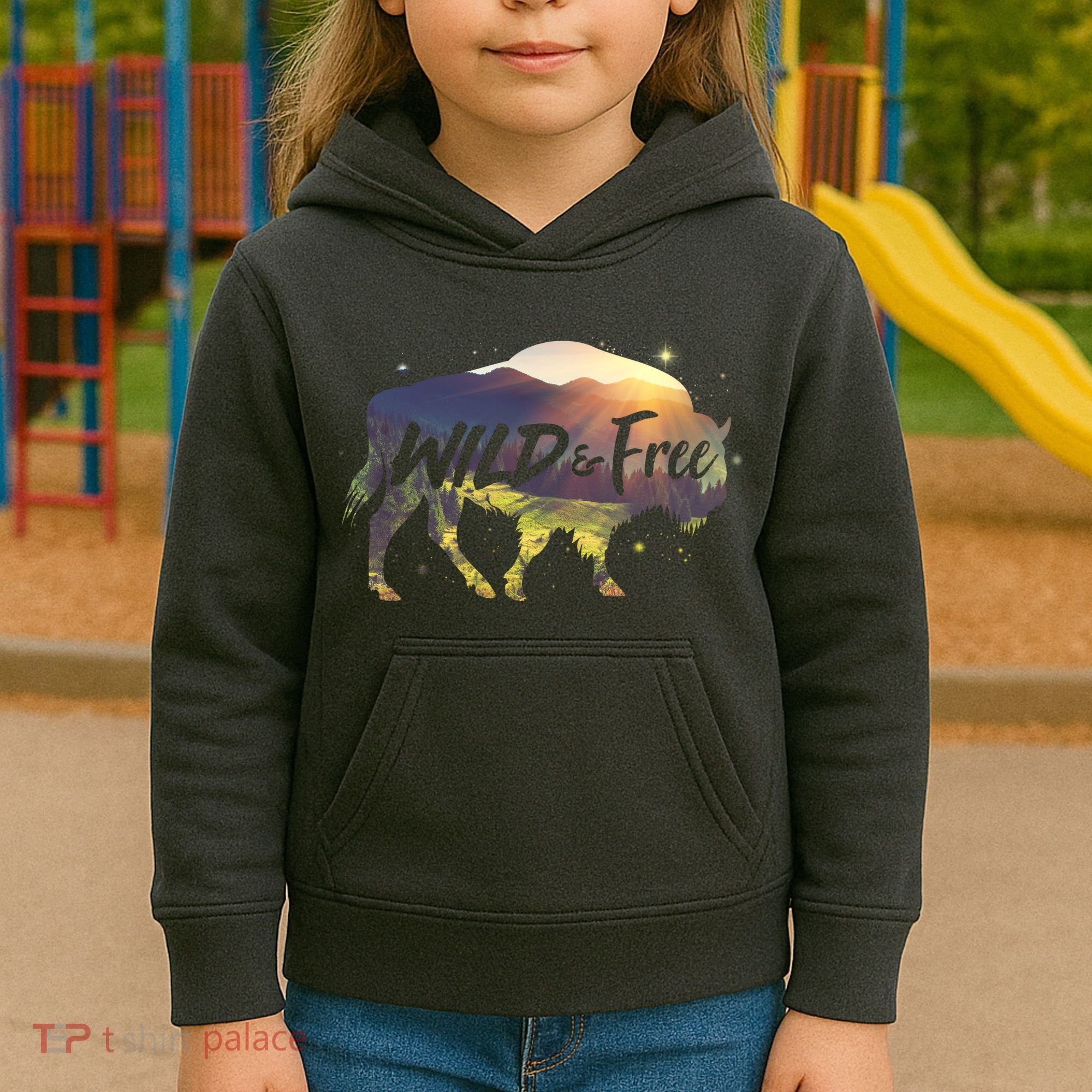 Wild And Free Kids Hoodie