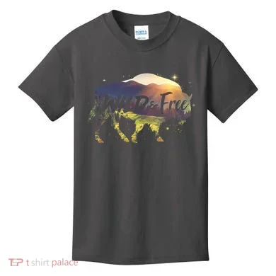 Wild And Free Kids T-Shirt
