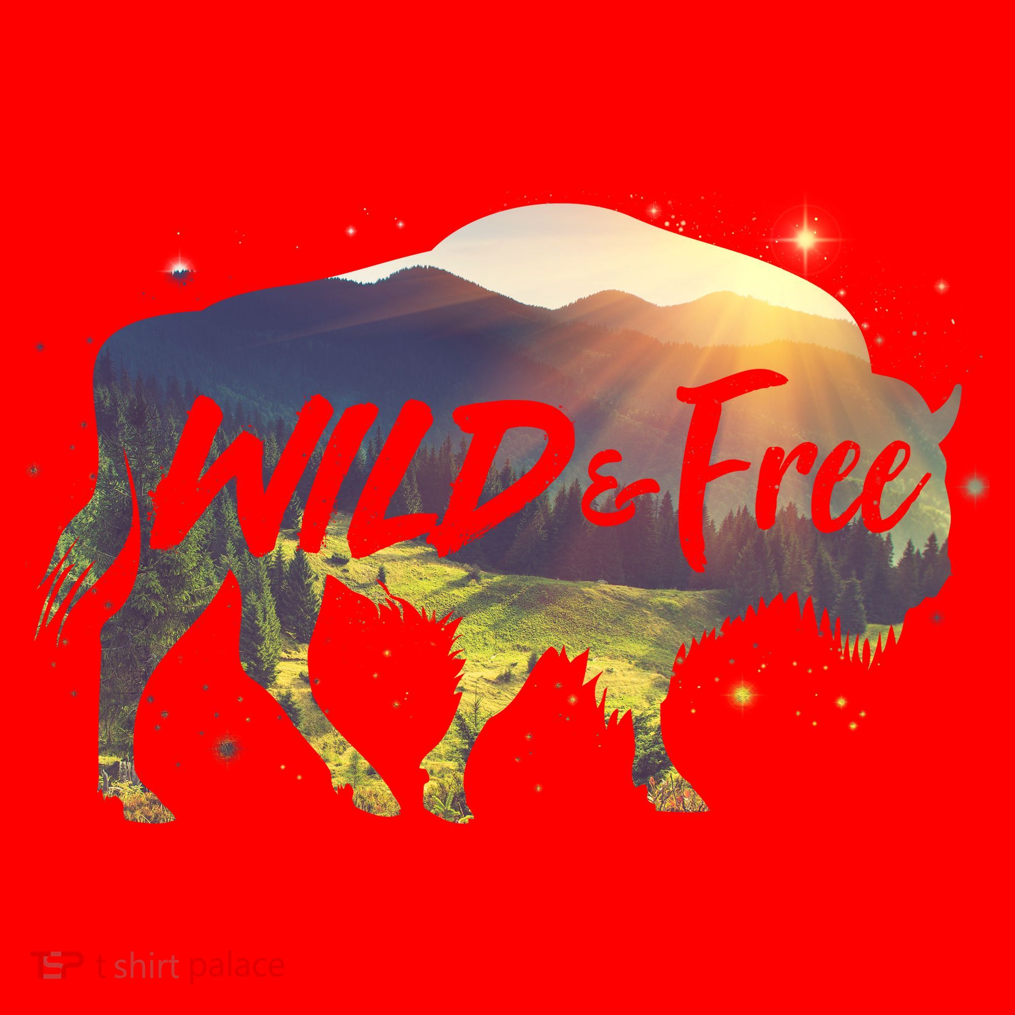 Wild And Free Santa Hat