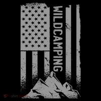 Wild Camping American Flag Mountain Toddler Hoodie thumb 2