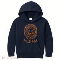Wild One Lion Kids Hoodie thumb 0