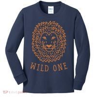 Wild One Lion Kids Long Sleeve Shirt thumb 0