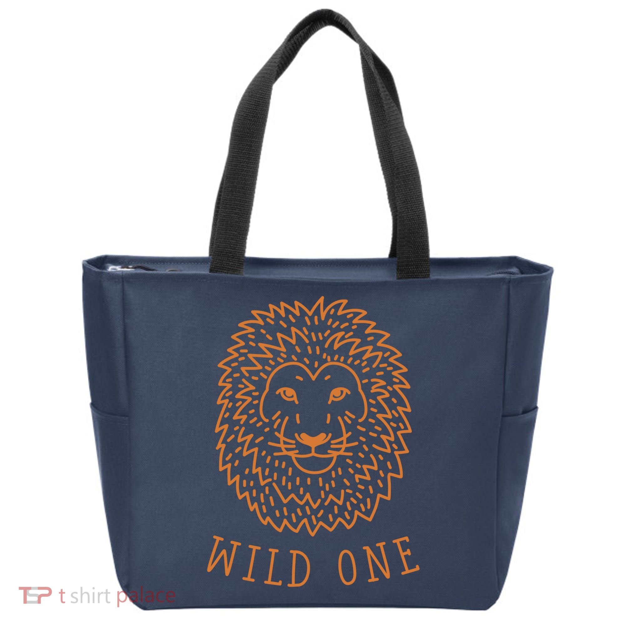 Wild One Lion Tote Bag