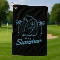 Wild Summer Golf Towel thumb 1