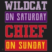 Wildcat On Saturday Chief On Sunday Women's Sweatshirt thumb 2