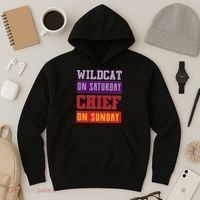 Wildcat On Saturday Chief On Sunday Hoodie thumb 3