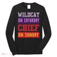 Wildcat On Saturday Chief On Sunday Long Sleeve Shirt thumb 0