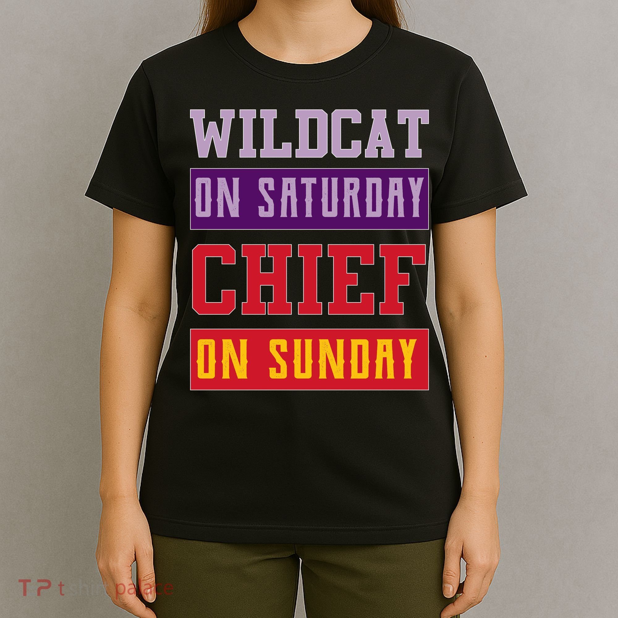 Wildcat On Saturday Chief On Sunday T-Shirt