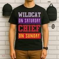 Wildcat On Saturday Chief On Sunday T-Shirt thumb 6