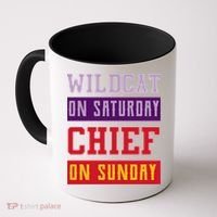Wildcat On Saturday Chief On Sunday Coffee Mug thumb 0