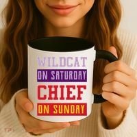 Wildcat On Saturday Chief On Sunday Coffee Mug thumb 3