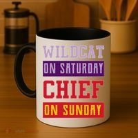 Wildcat On Saturday Chief On Sunday Coffee Mug thumb 4