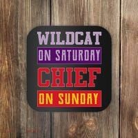 Wildcat On Saturday Chief On Sunday Coaster thumb 0