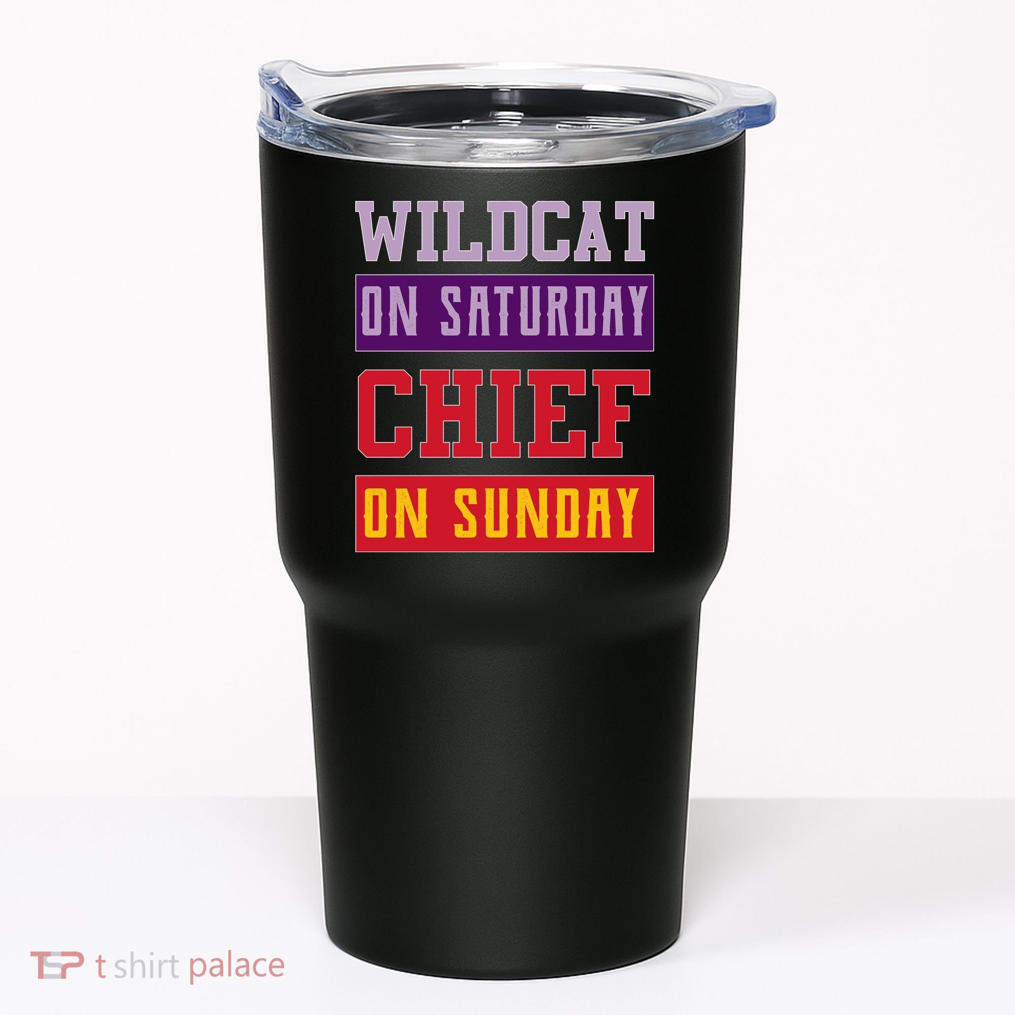 Wildcat On Saturday Chief On Sunday Tumbler