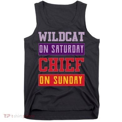 Wildcat On Saturday Chief On Sunday Tank Top