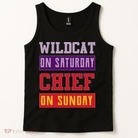 Wildcat On Saturday Chief On Sunday Tank Top thumb 2