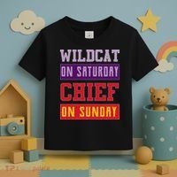 Wildcat On Saturday Chief On Sunday Toddler T-Shirt thumb 3