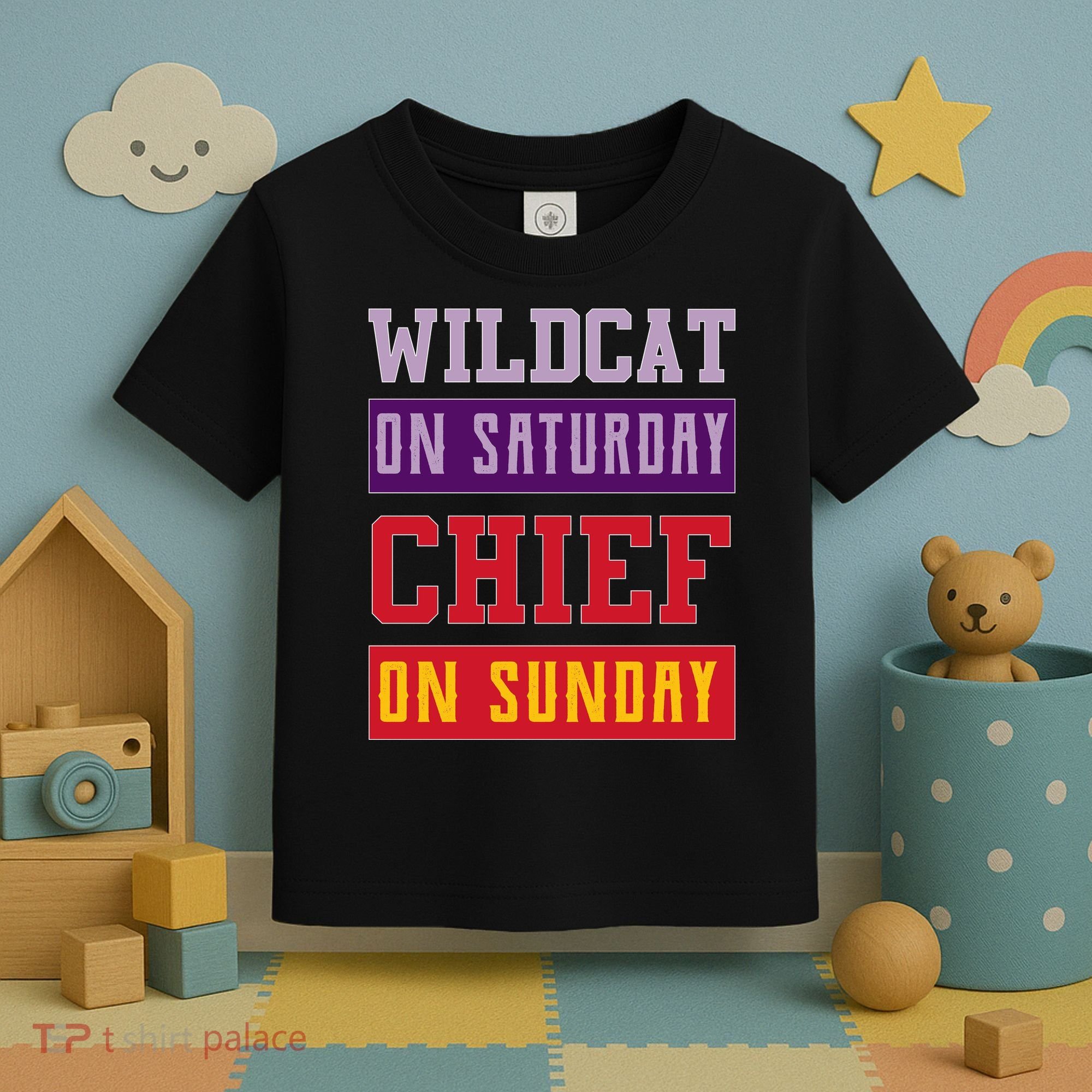Wildcat On Saturday Chief On Sunday Toddler T-Shirt