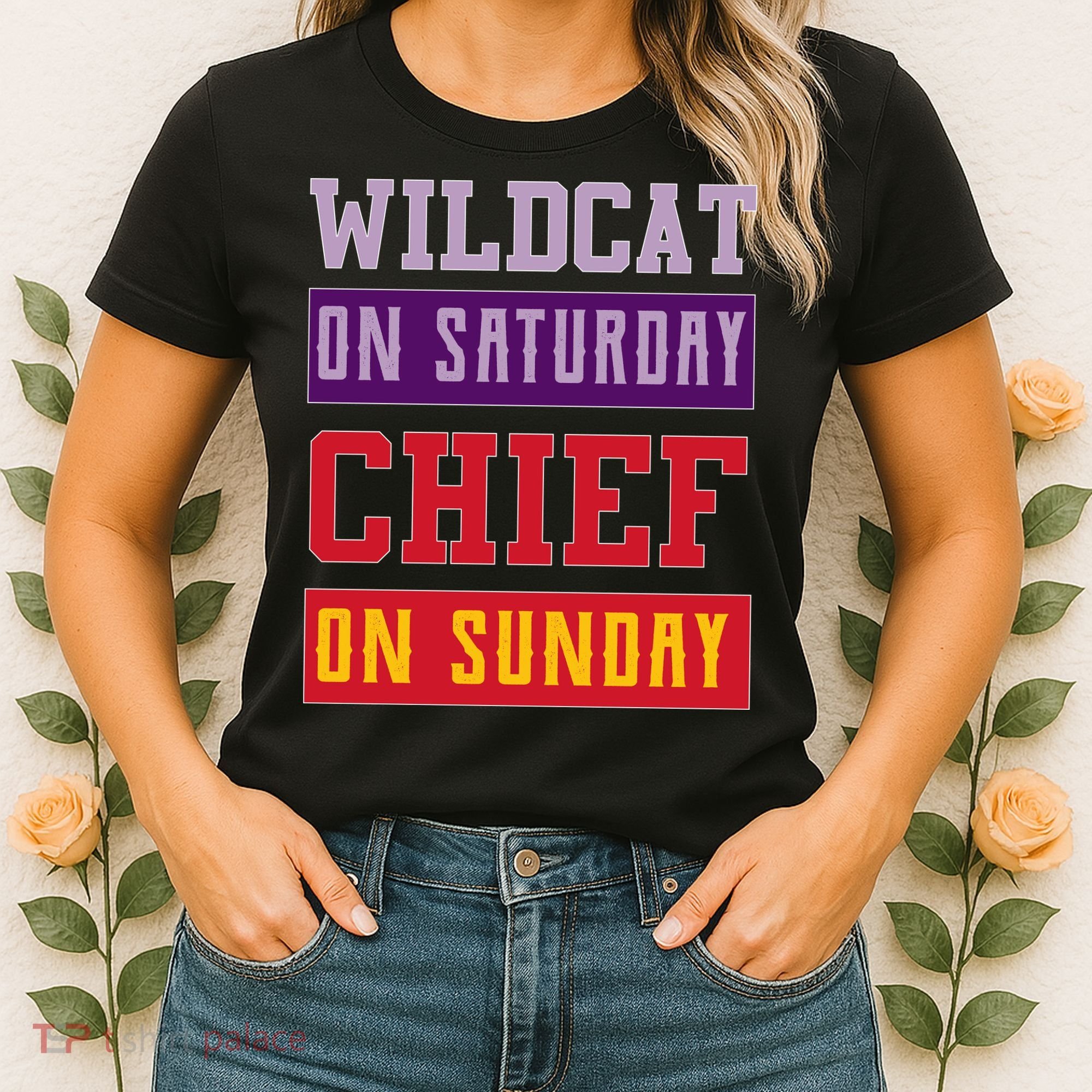 Wildcat On Saturday Chief On Sunday Women's T-Shirt