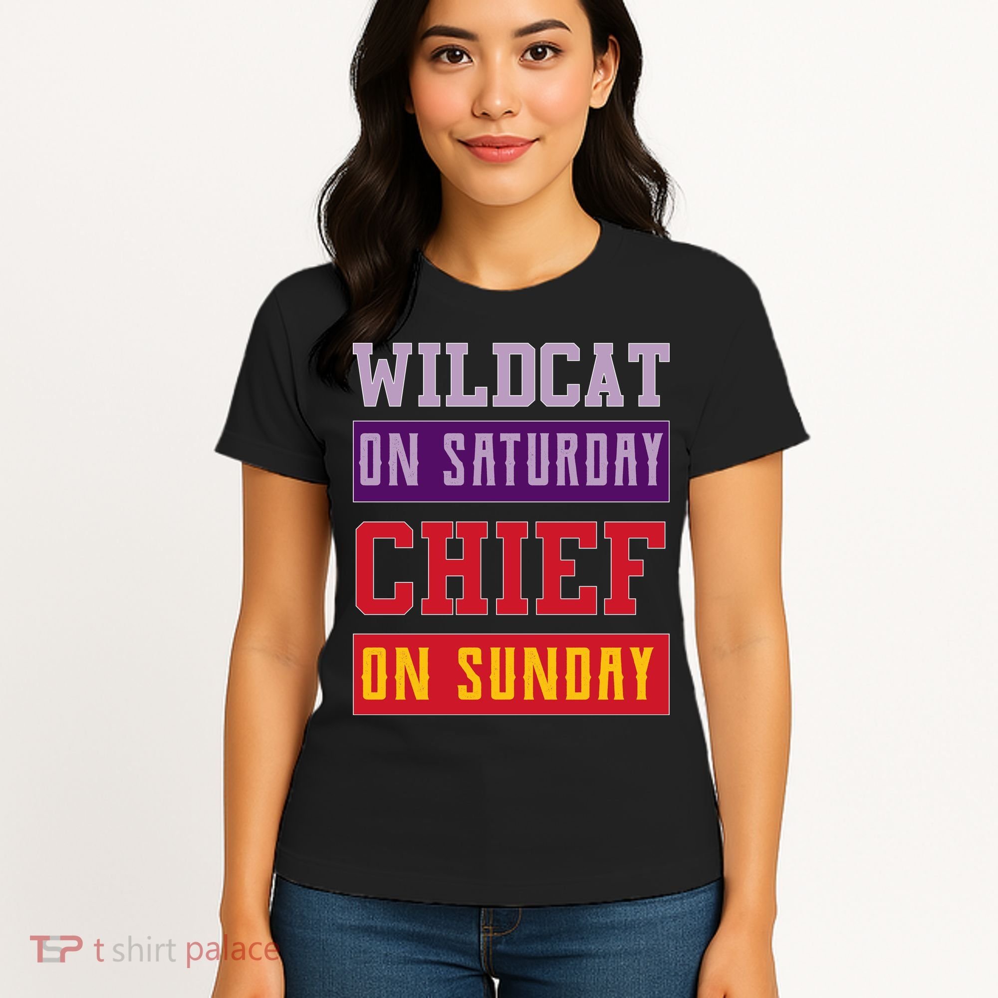 Wildcat On Saturday Chief On Sunday Women's T-Shirt