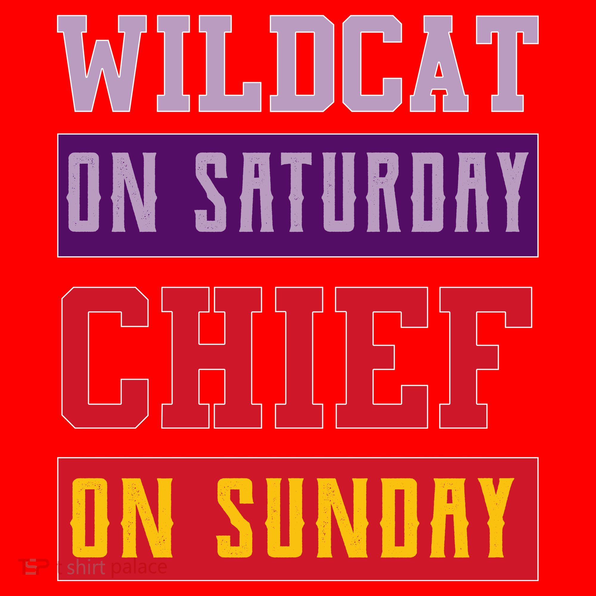 Wildcat On Saturday Chief On Sunday Santa Hat