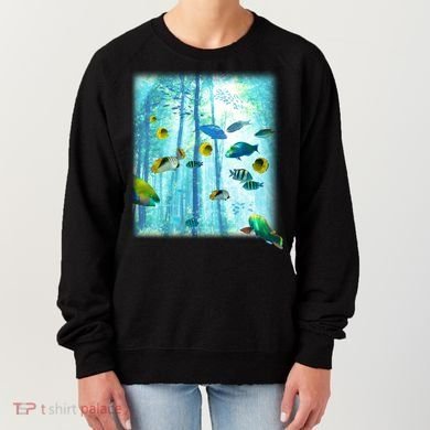Wilderness Fish In Nature Women's Sweatshirt
