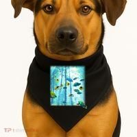 Wilderness Fish In Nature USA-Made Doggie Bandana thumb 1