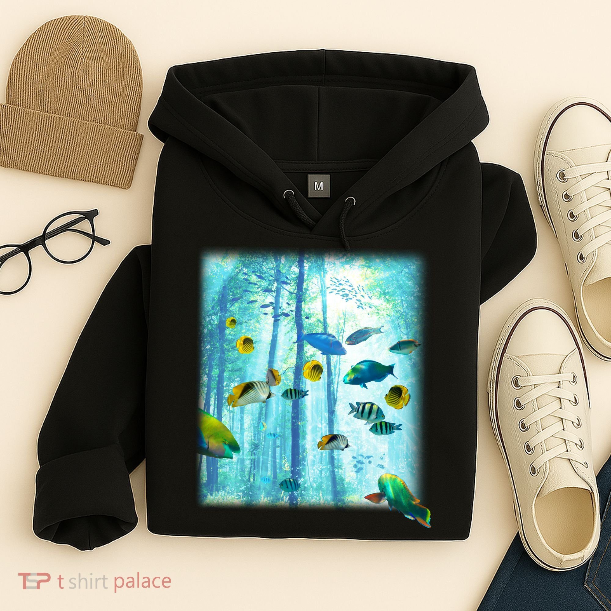 Wilderness Fish In Nature Hoodie