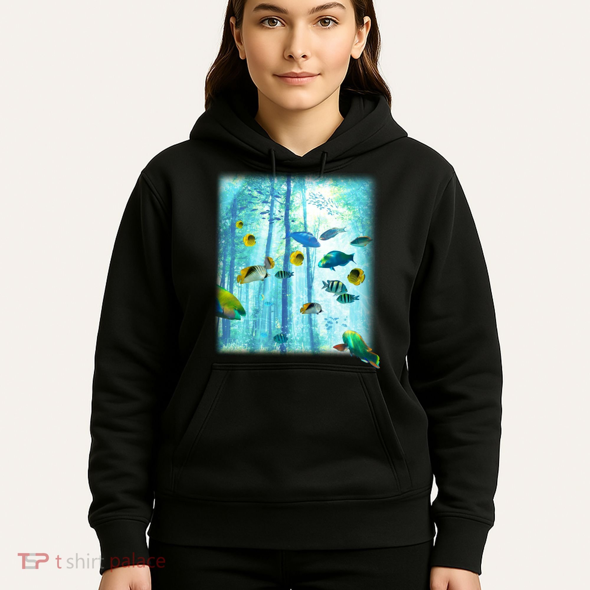 Wilderness Fish In Nature Hoodie