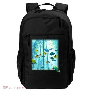 Wilderness Fish In Nature Backpack
