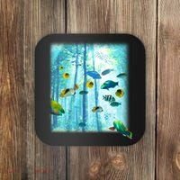 Wilderness Fish In Nature Coaster thumb 0