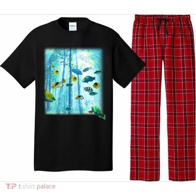 Wilderness Fish In Nature Pajama Set