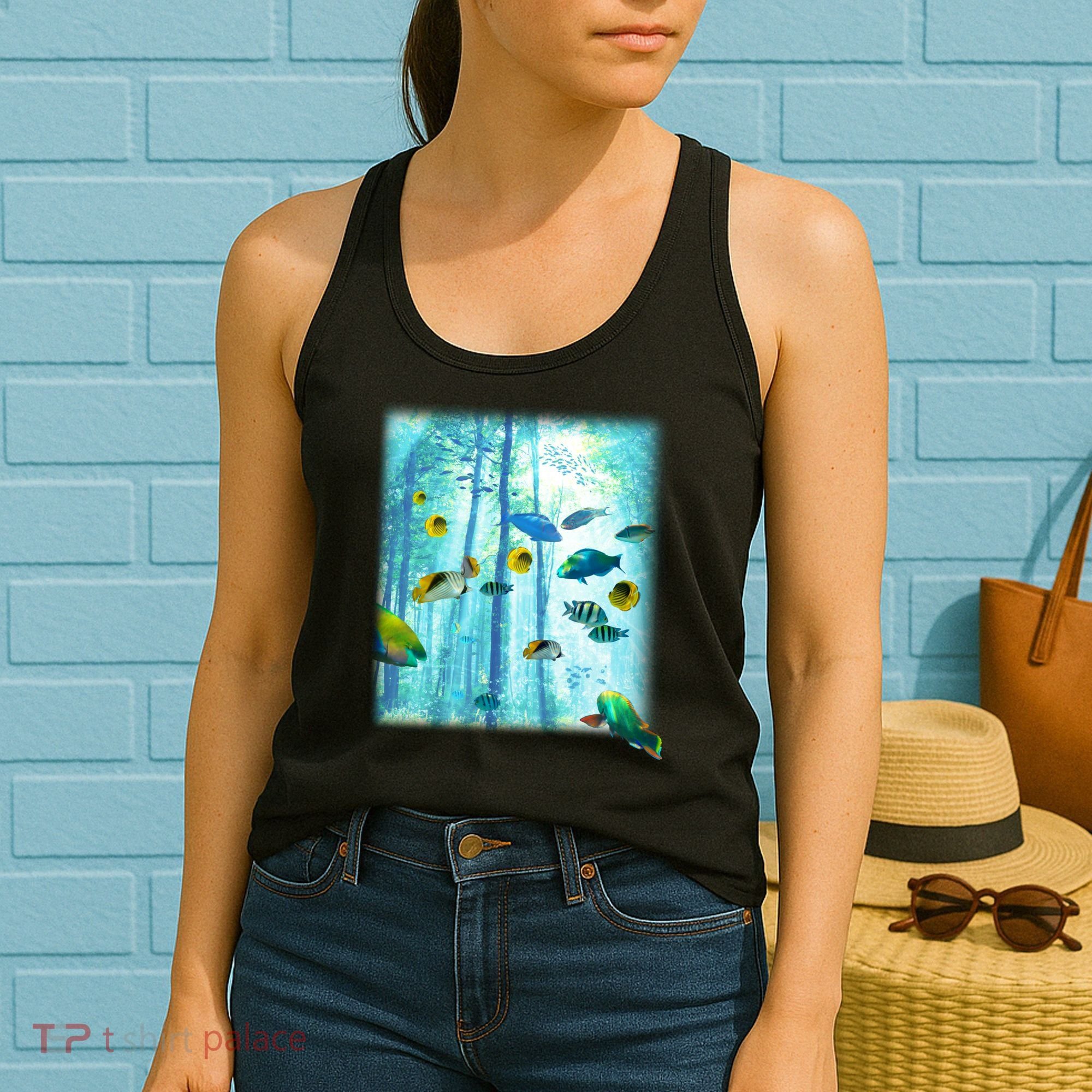 Wilderness Fish In Nature Women's Tank Top
