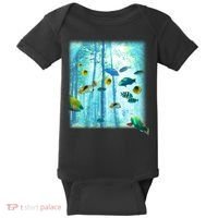 Wilderness Fish In Nature Baby Bodysuit thumb 0