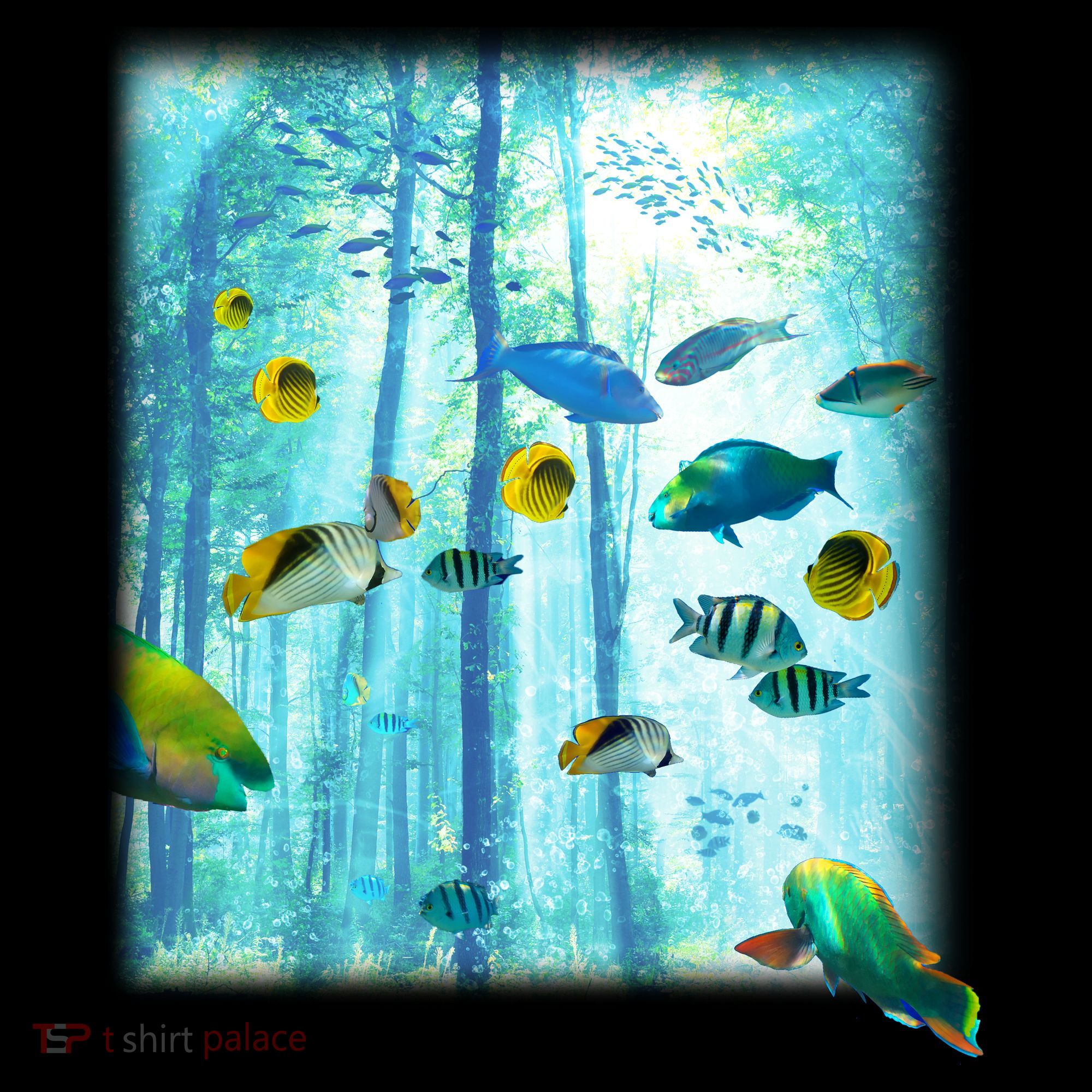 Wilderness Fish In Nature Tank Top