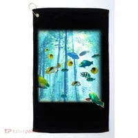 Wilderness Fish In Nature Golf Towel thumb 0