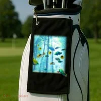 Wilderness Fish In Nature Golf Towel thumb 2