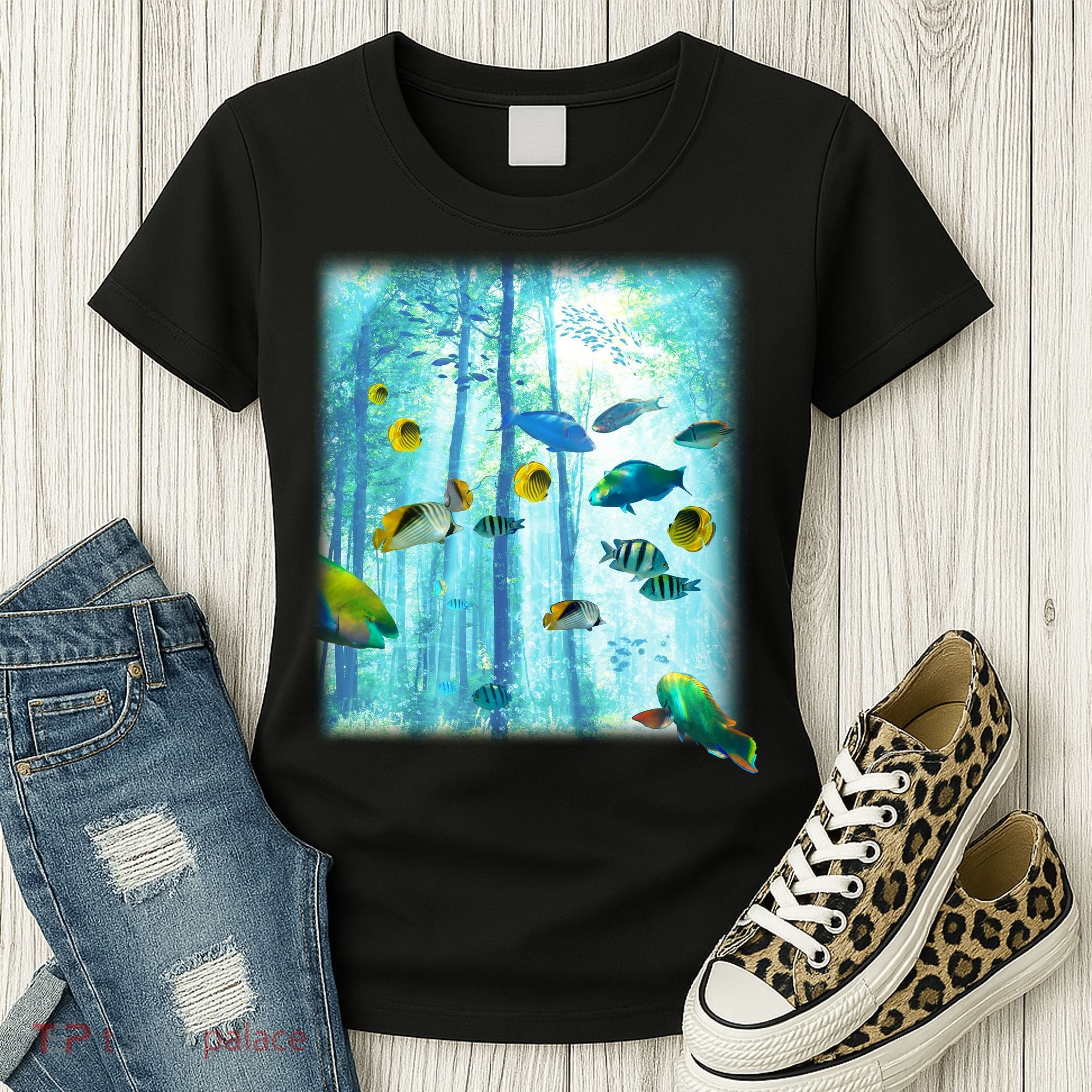 Wilderness Fish In Nature Women's T-Shirt