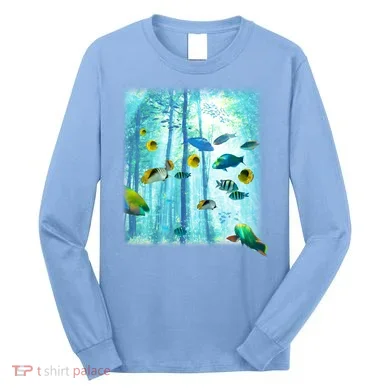 Wilderness Fish In Nature Long Sleeve Shirt