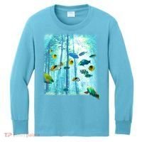 Wilderness Fish In Nature Kids Long Sleeve Shirt thumb 0