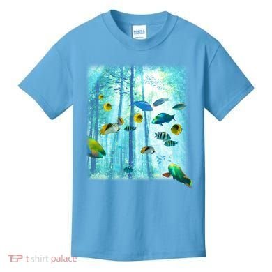 Wilderness Fish In Nature Kids T-Shirt