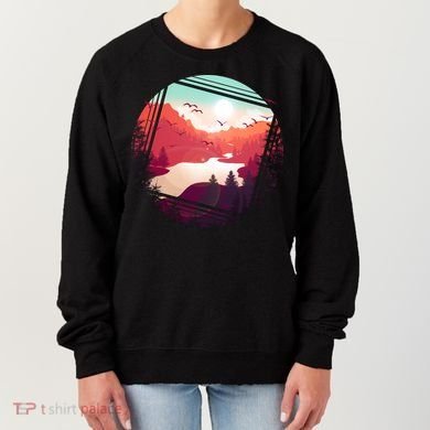 Wilderness Nature Scenery Women's Sweatshirt
