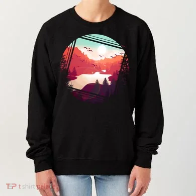 Wilderness Nature Scenery Women's Sweatshirt