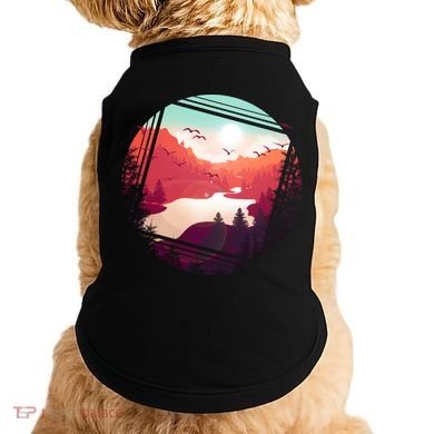 Wilderness Nature Scenery Doggie Tank