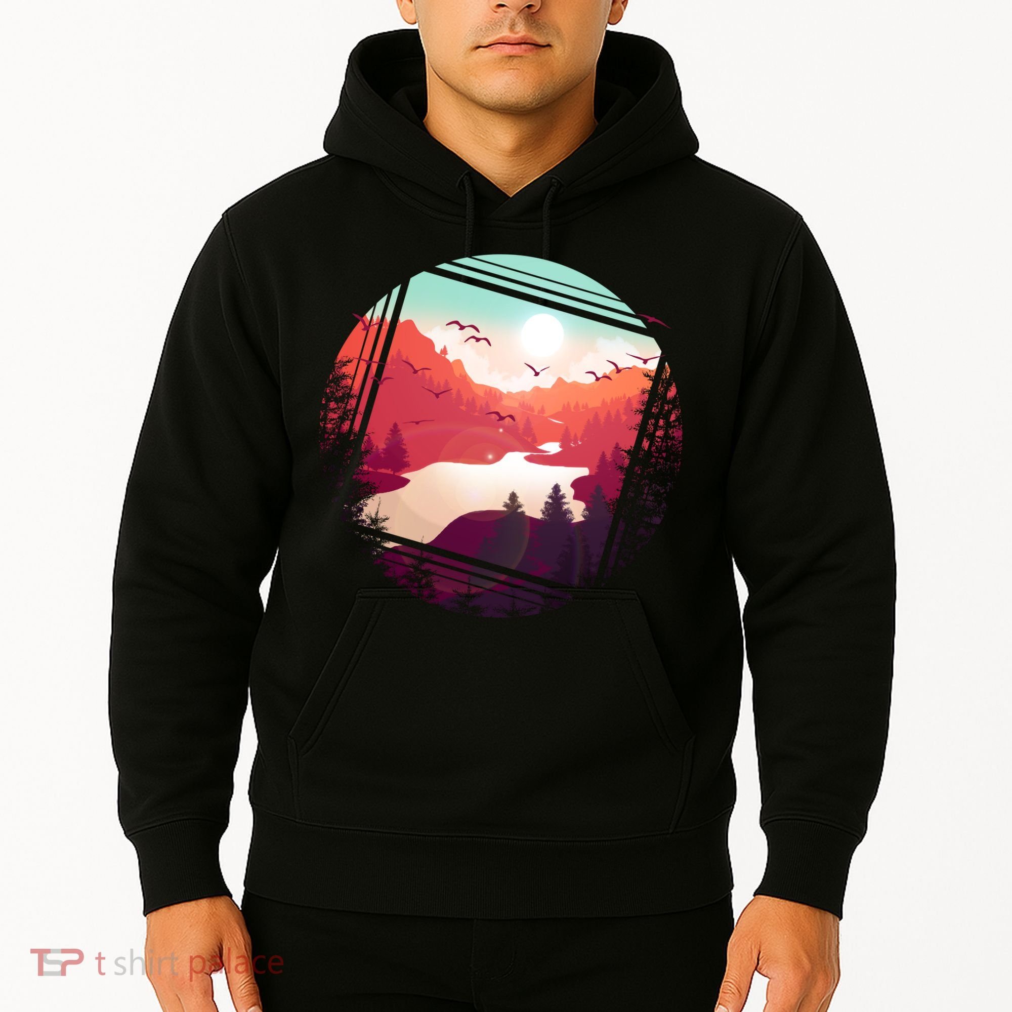 Wilderness Nature Scenery Hoodie