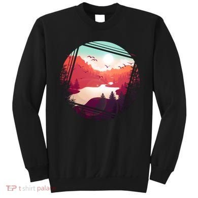 Wilderness Nature Scenery Sweatshirt